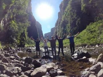 Aventura Piscina do Malacara \ Praia Grande � SC. (Trekking)